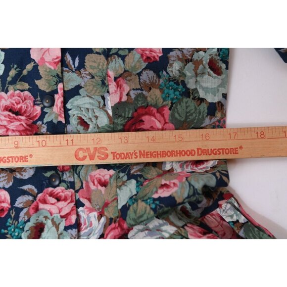Vintage Maggie Breen Floral 80’sDress Cottagecore Trad Wife Size S READ - Picture 11 of 14
